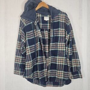 Plaid Hooded Jacket